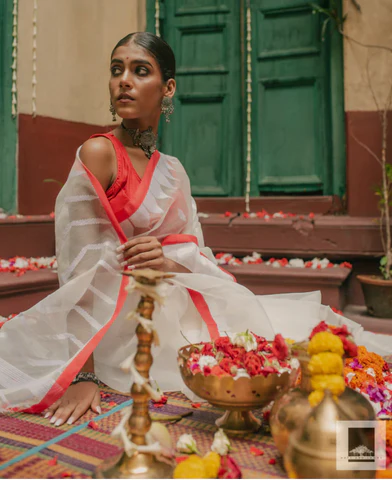 saree caption for instagram