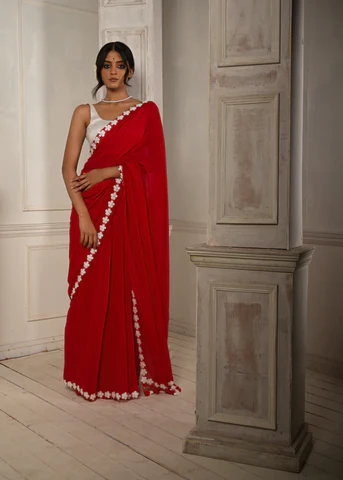 saree caption for instagram